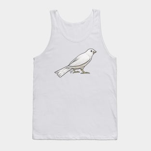 Bird - Canary - White Tank Top